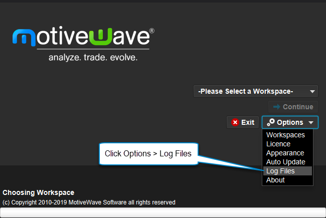 Access Log Files – MotiveWave Software