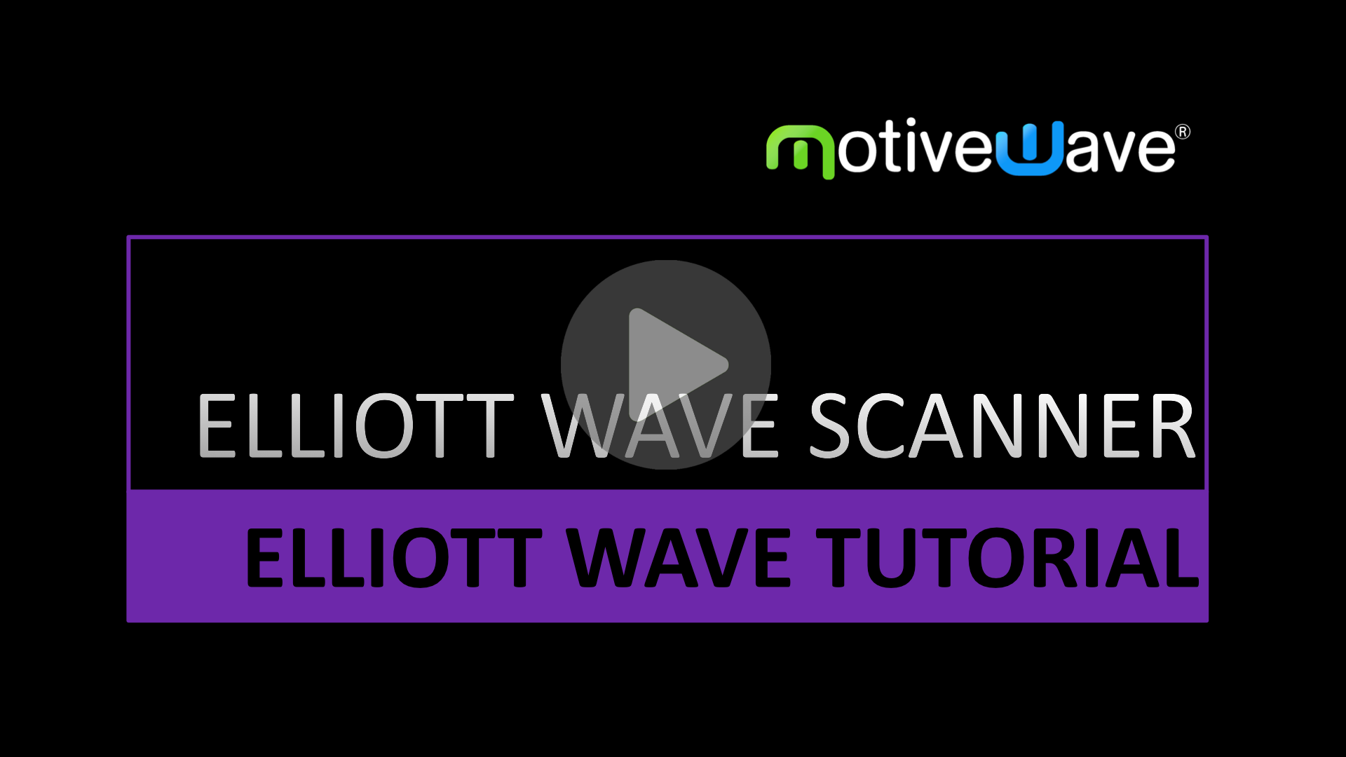 Elliott Wave Pattern Recognition Scanner Video
